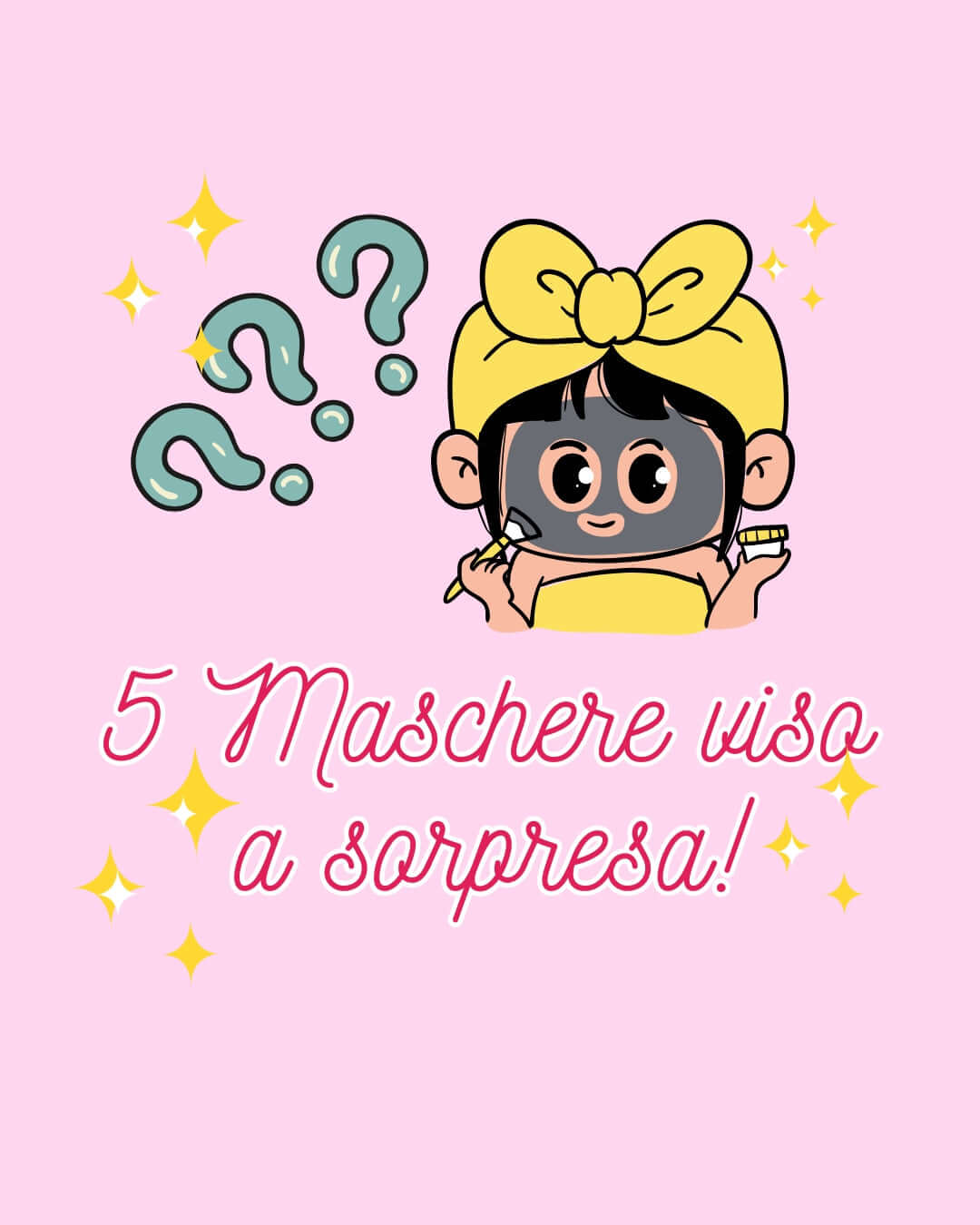Set 5 maschere a sorpresa!