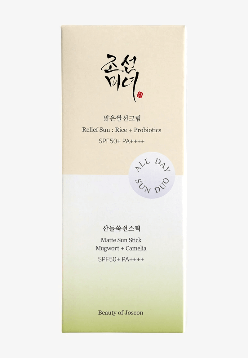 BEAUTY OF JOSEON All Day Sun Duo Relief Sun+Matte Sun Stick - Set di protezioni solari