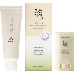 BEAUTY OF JOSEON All Day Sun Duo Relief Sun+Matte Sun Stick - Set di protezioni solari