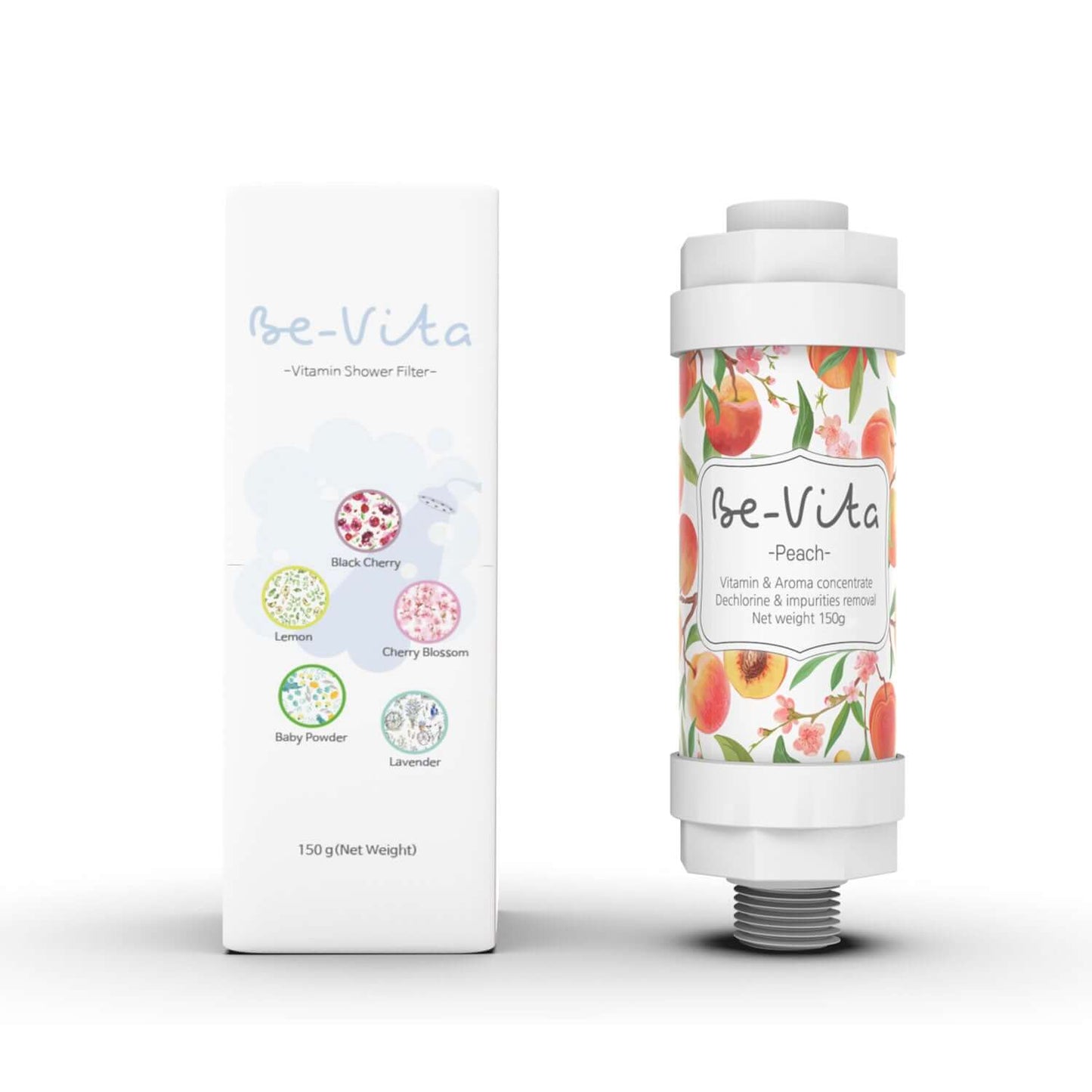 BE VITA Vitamin Shower Filter - Filtro doccia in 4 profumazioni