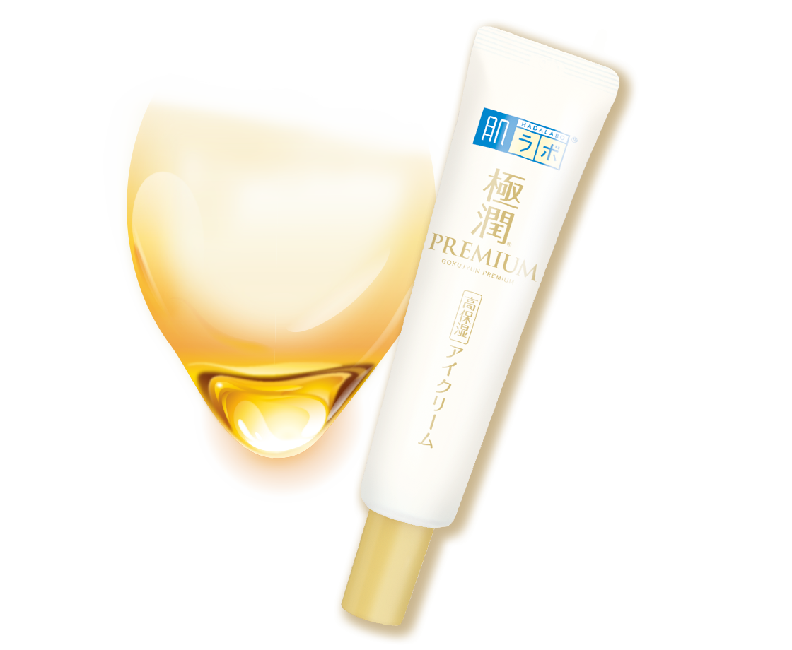 ROHTO MENTHOLATUM Hada Labo Gokujyun Premium Hyaluronic Eye Cream 20g - Crema contorno occhi con Ialuronico