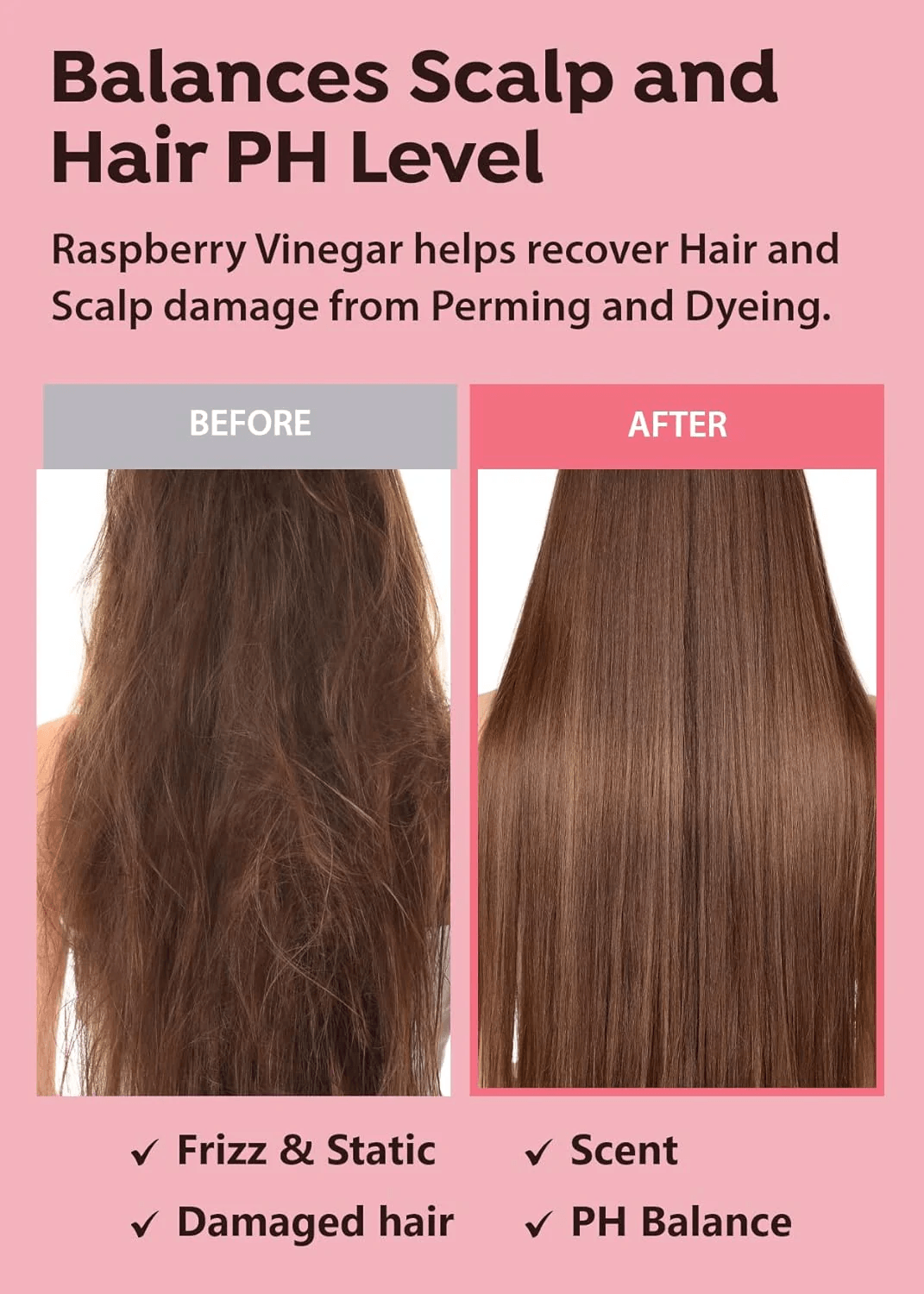 A'PIEU Raspberry Vinegar Hair Mist 105ml - Mist capelli con aceto di lamponi