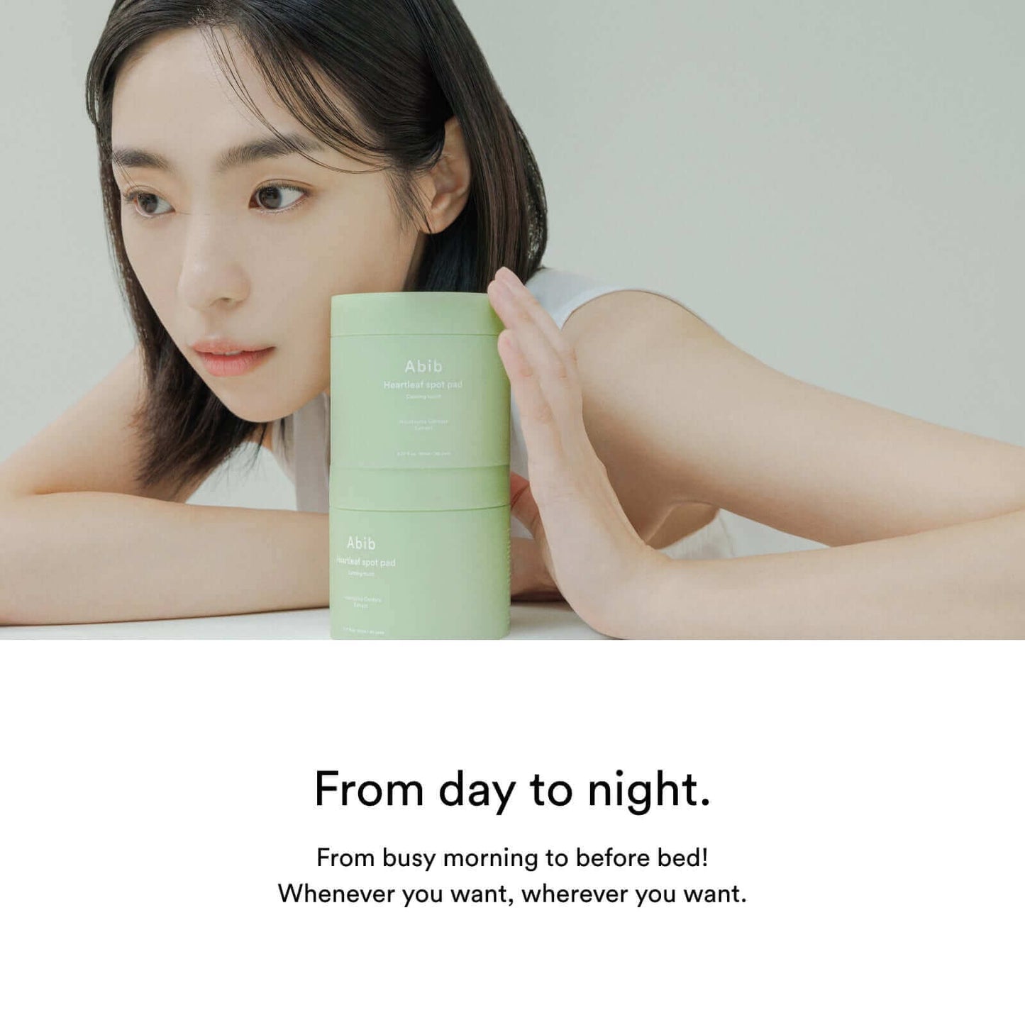 ABIB Heartleaf Spot Pad Calming Touch 150ml 80pcs - Dischetti imbevuti di tonico calmante