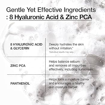 ANUA Hyaluronic Acid 8 + Panthenol Hydrating Gentle Foaming Cleanser 150 ml