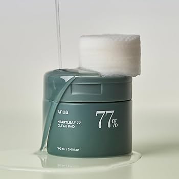 ANUA Heartleaf 77% Clearpad - 160ml - Tonico in dischetti esfolianti - 70 pz -