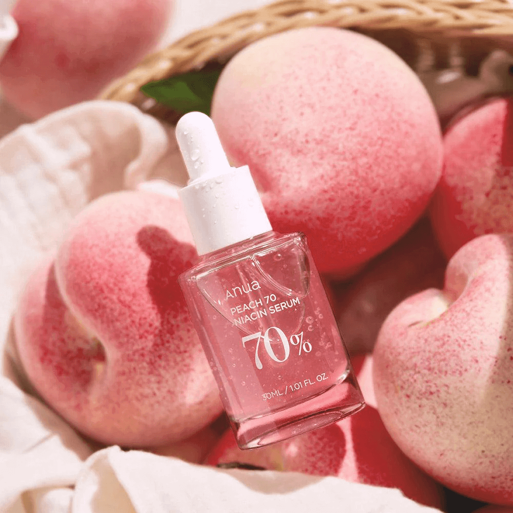 ANUA Peach 70% Niacin Serum - Siero viso illuminante alla pesca con Niacinamide 5% (30 ml)