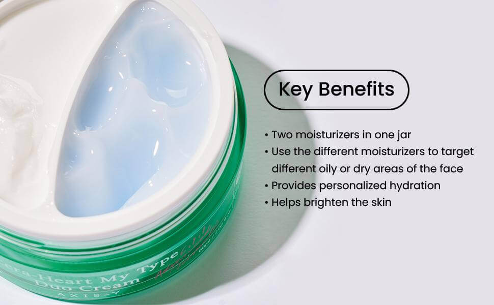 AXIS-Y Cera-Heart My Tipe Duo Cream 60ml - Crema viso con due tipi di idratazione