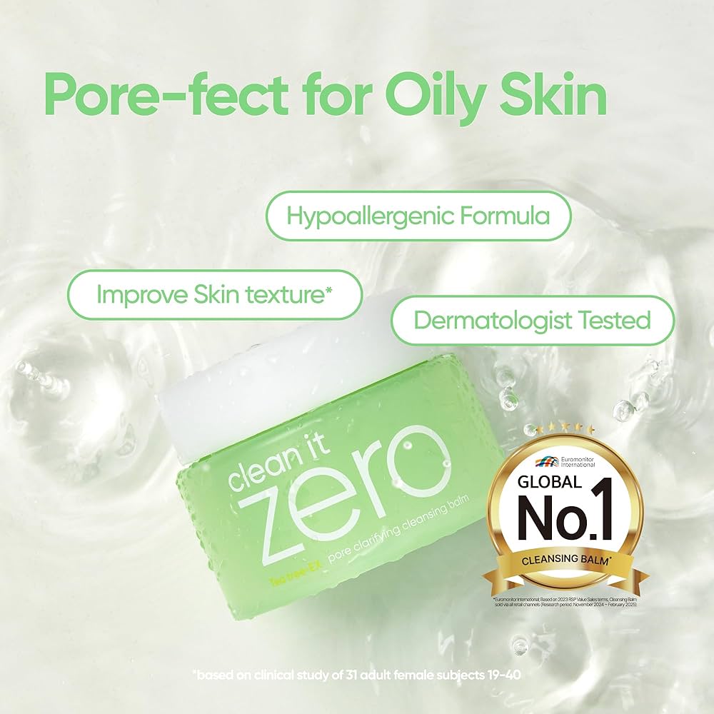 BANILA CO Clean It Zero Cleansing Balm Pore Clarifying SET 180ml + Headband - Set balm + fascia