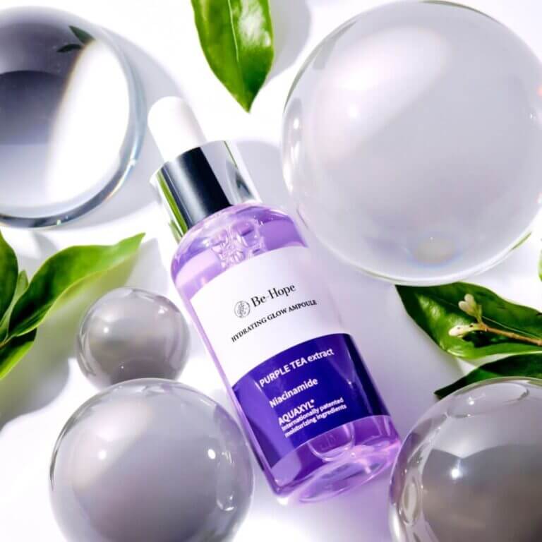 BE HOPE Luxury Vegan Hydrating Glow Ampoule 50ml - Siero viso idratante e schiarente