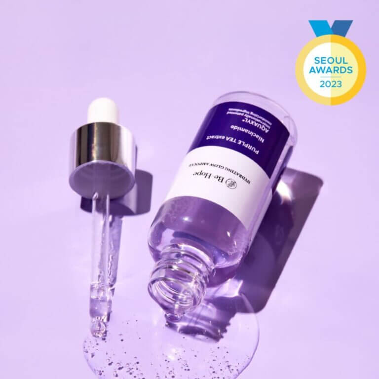 BE HOPE Luxury Vegan Hydrating Glow Ampoule 50ml - Siero viso idratante e schiarente