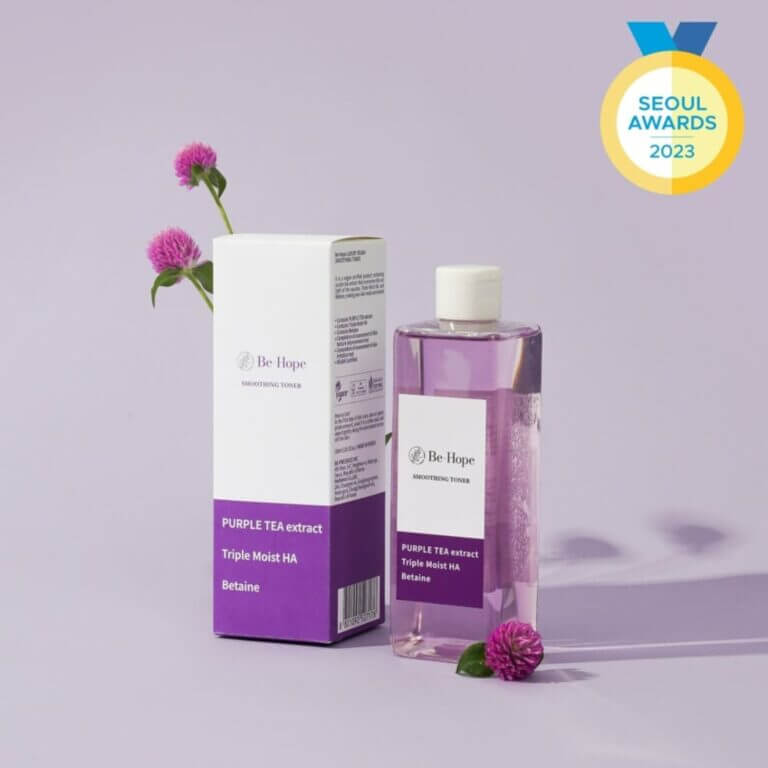BE HOPE Vegan Smoothing Toner 300ml - Tonico viso con tè viola africano