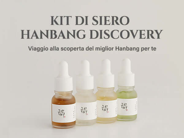 BEAUTY OF JOSEON Hanbang Serum Discovery Kit 4 pz da 10ml - Travel set 4 sieri
