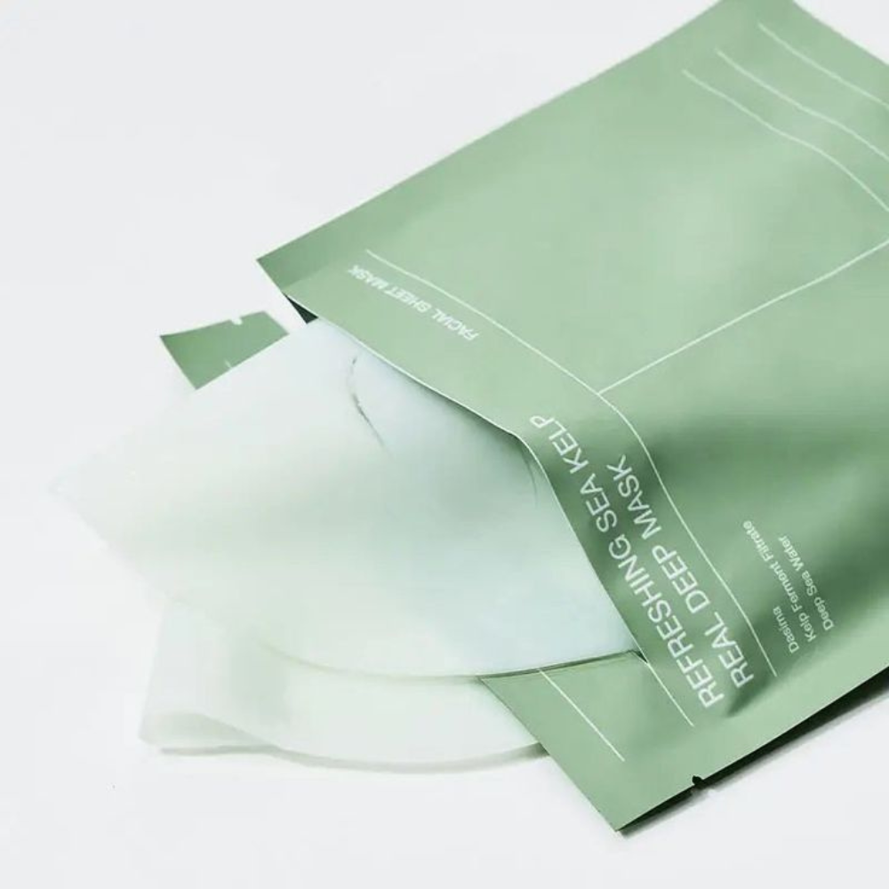 BIODANCE Refreshing Sea Kelp Real Deep Mask 34g - Maschera viso in idrogel con alga kelp