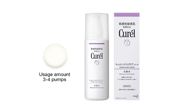 CURÉL Aging Care Series Moisture Facial Lotion 140ml - Tonico idratante slow-age