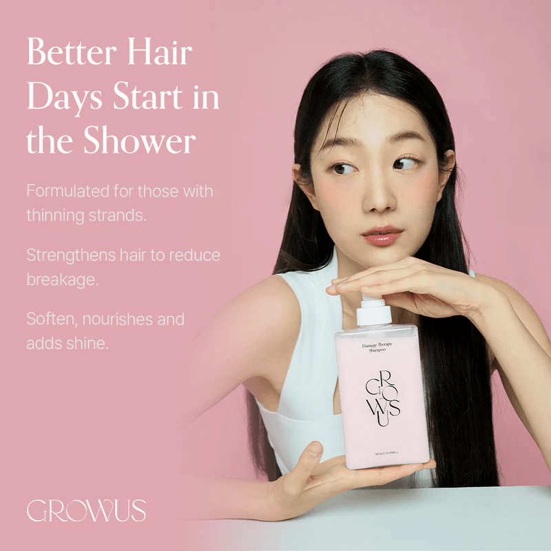 GROWUS Damage Therapy Shampoo EX 500ml - Shampoo per capelli stressati