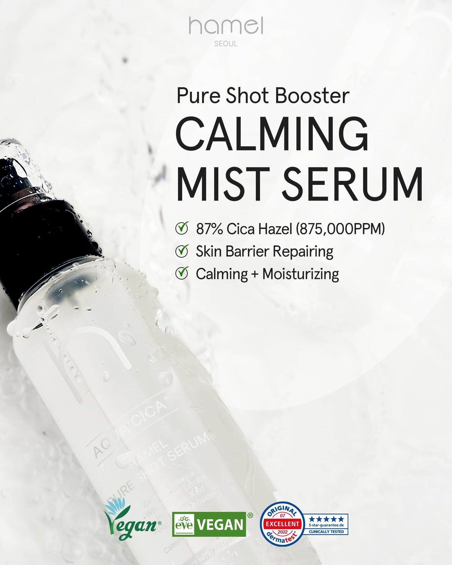 HAMEL Pure Shot Booster Calming Mist Serum 100ml - Siero viso lenitivo spray