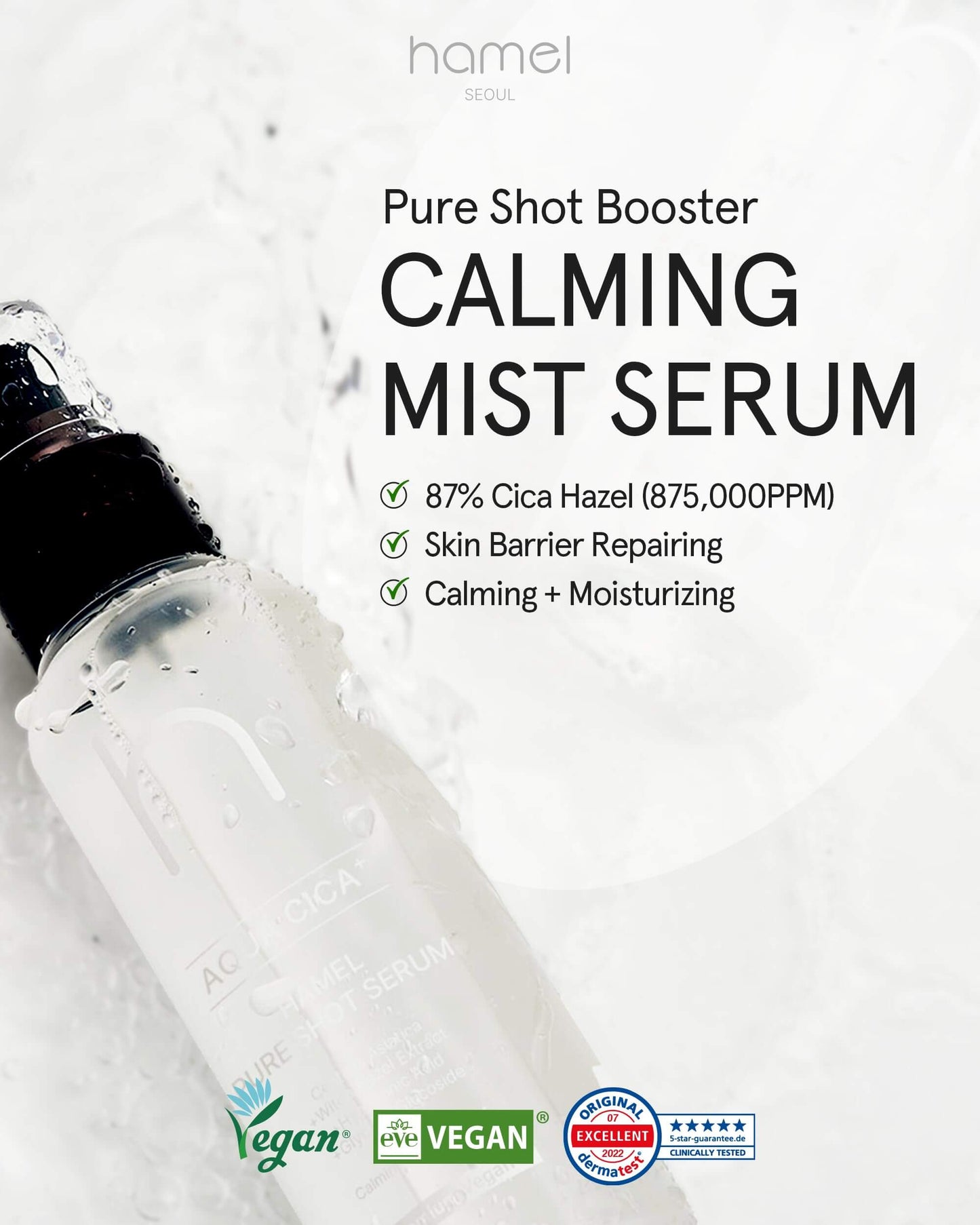 HAMEL Pure Shot Booster Calming Mist Serum 100ml - Siero viso lenitivo spray