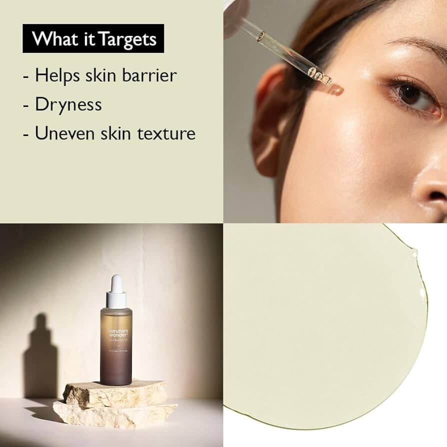 HARUHARU Wonder Black Rice Facial Oil 30ml - Olio viso idratante al riso