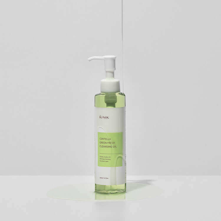 IUNIK Centella Green Fresh Cleansing Oil 200ml - Olio struccante/ detergente