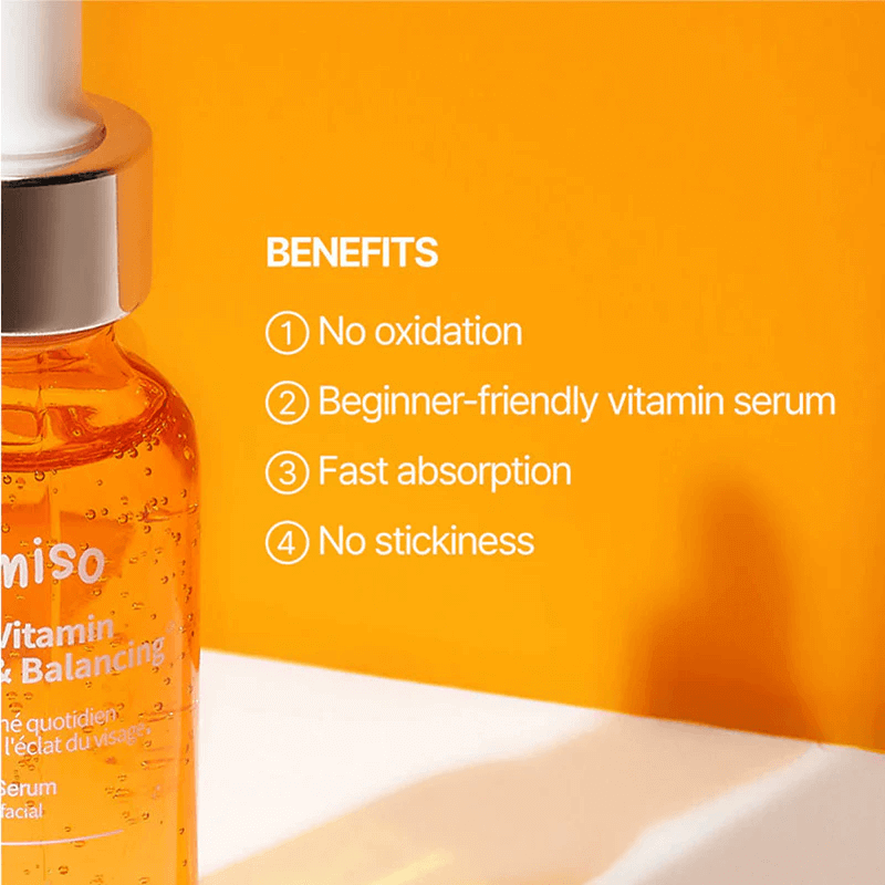 JUMISO All Day Vitamin Brightening & Balancing Facial Serum 30ml - Siero viso con vitamine