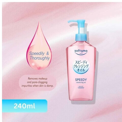 KOSE Softymo Speedy Cleansing Oil 240ml - Olio detergente