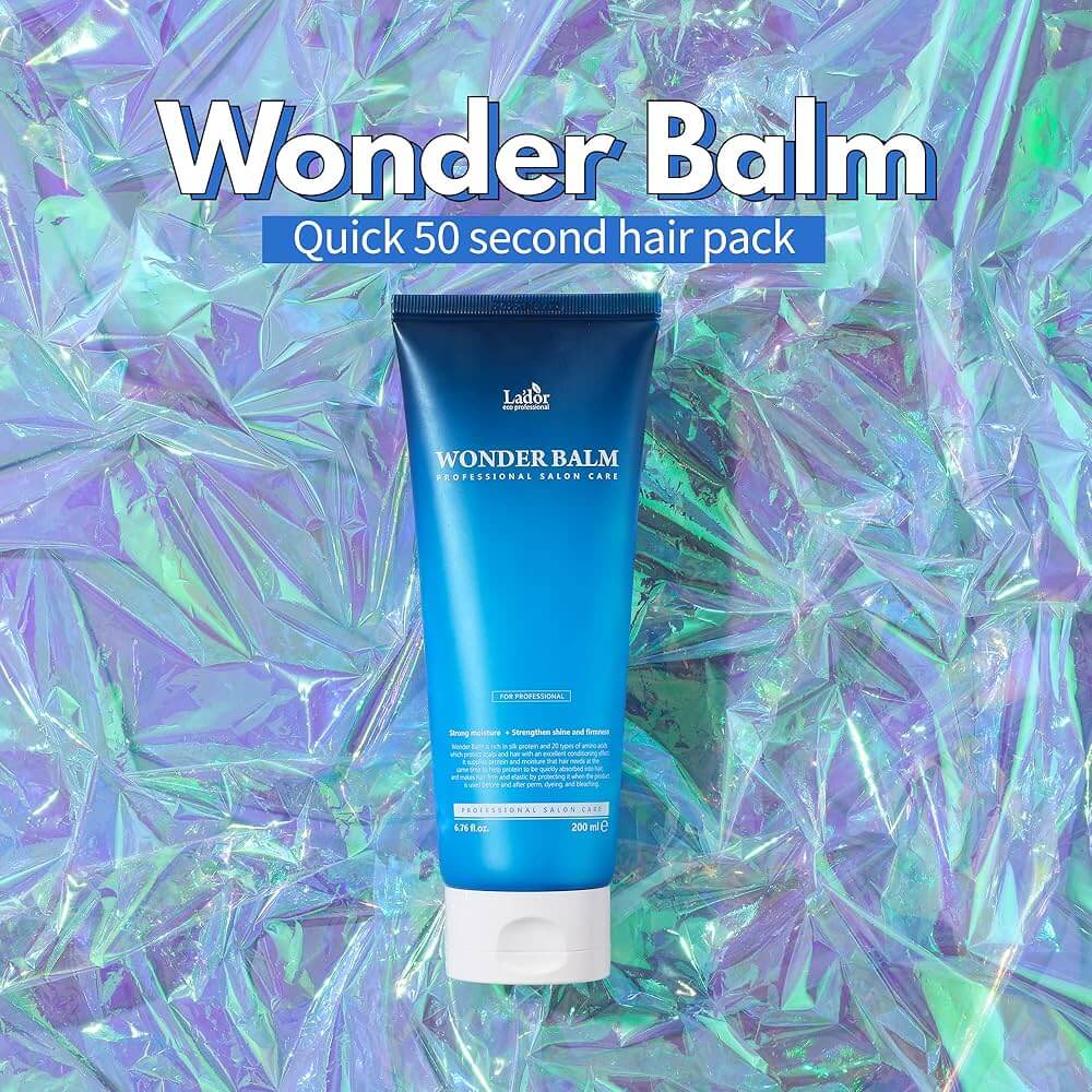 LADOR Wonder Balm 200ml - Balsamo per capelli idratante anti-crespo intensivo