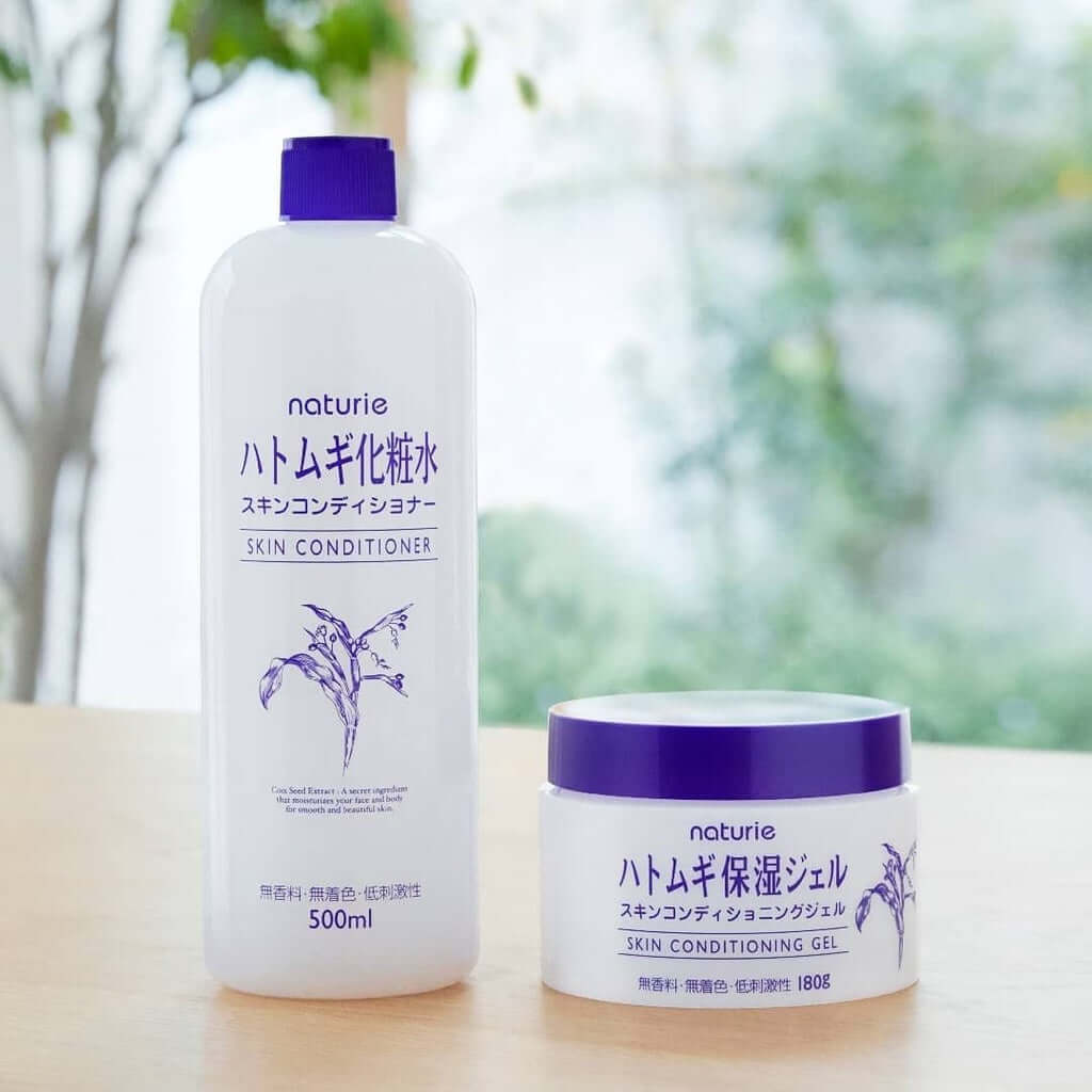 NATURIE Hatomugi Skin Conditioning Gel 180g - Gel idratante a base di lacrime di Giobbe