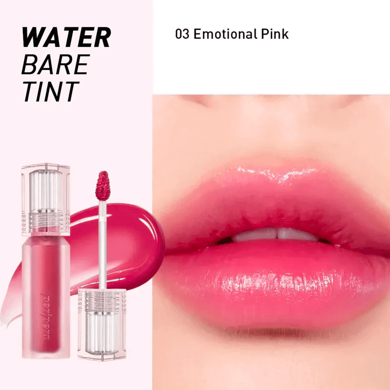 PERIPERA Water Bare Tint 03 Emotional Pink 3,7g - Tinta labbra acquosa effetto acquerello