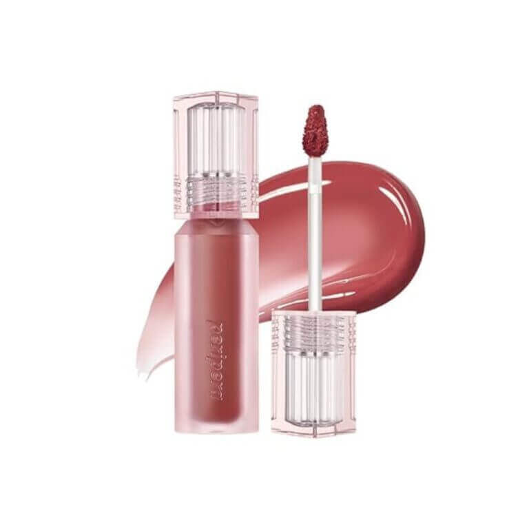 PERIPERA Water Bare Tint 06 Softly Brown 3,7g - Tinta labbra acquosa effetto acquerello