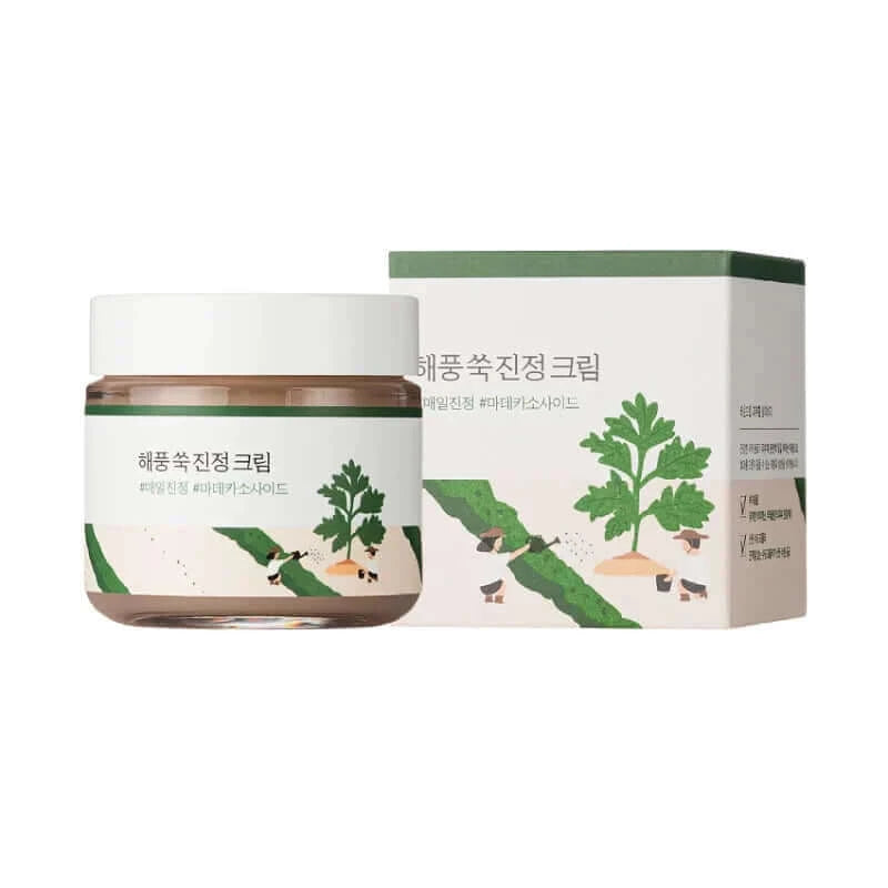 ROUND LAB Mugwort Calming Cream - 80ml - HomeSkin