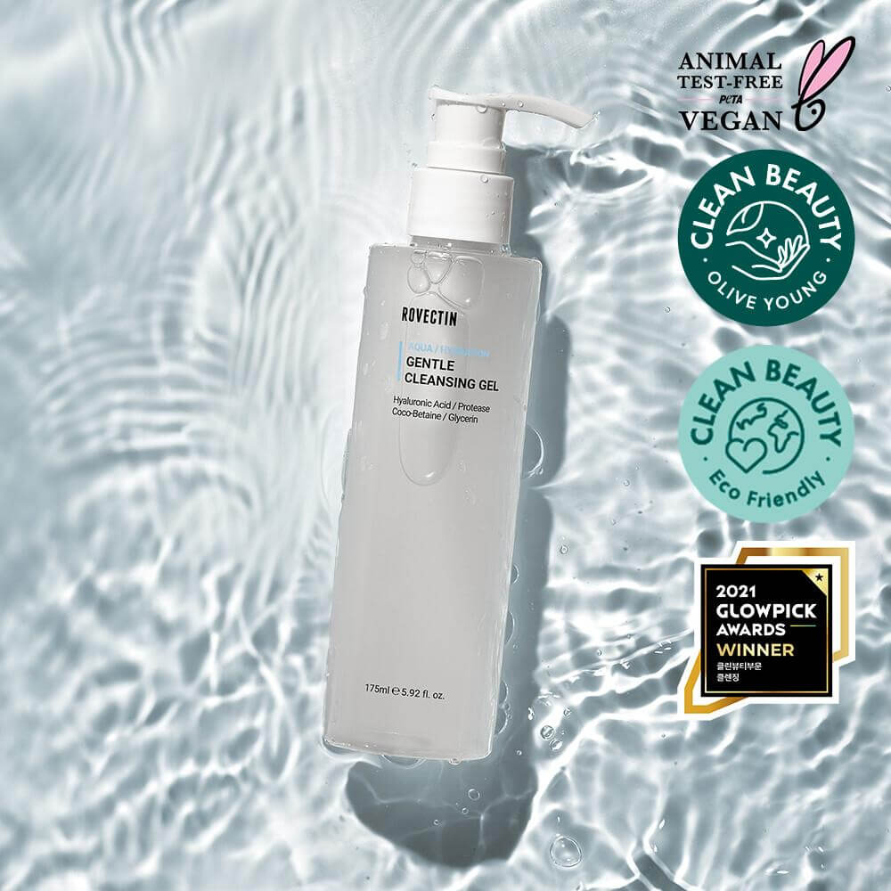 ROVECTIN Aqua Gentle Cleansing Gel 175ml - Detergente viso delicato