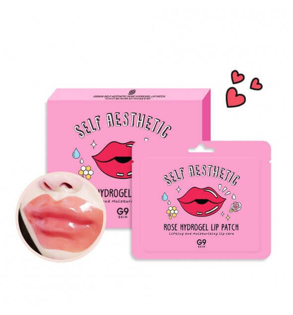 G9SKIN Self Aesthetic Rose Hydrogel Lip Patch - 1 patch - HomeSkin