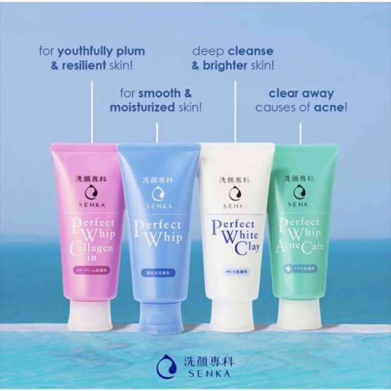 SHISEIDO Senka Perfect Whip Cleansing Foam 120g - Detergente viso