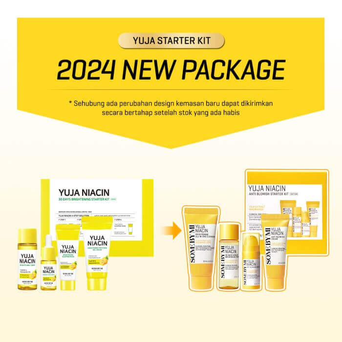 SOME BY MI Yuja Niacin Anti Blemish Starter Kit - Kit skincare per trattare macchie e imperfezioni