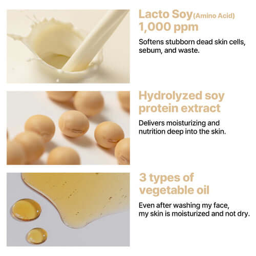SOMEBYMI Lactosoy Low Ph Morning Cleansing Bar 90g - Saponetta detergente viso alla soia