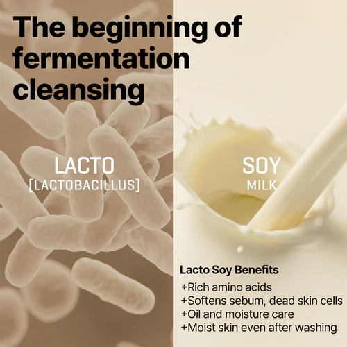 SOMEBYMI Lactosoy Low Ph Morning Cleansing Bar 90g - Saponetta detergente viso alla soia
