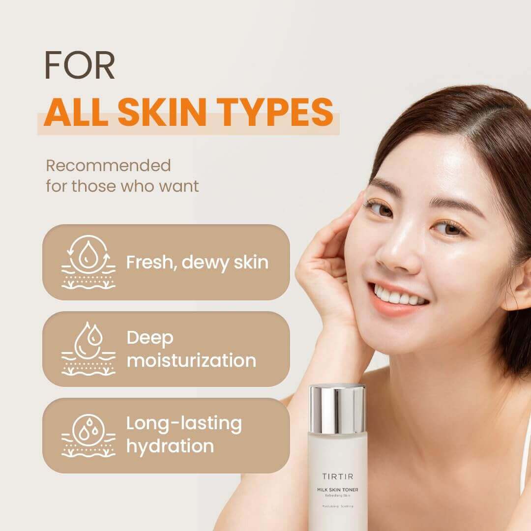 TIRTIR Milk Skin Toner - 150ml - Tonico viso
