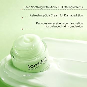 TORRIDEN Balanceful Cica Cream 80ml - Crema viso lenitiva