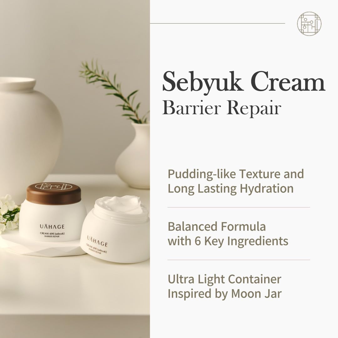 UAHAGE Sebyuk Cream 50ml - Crema viso lenitiva e protettiva
