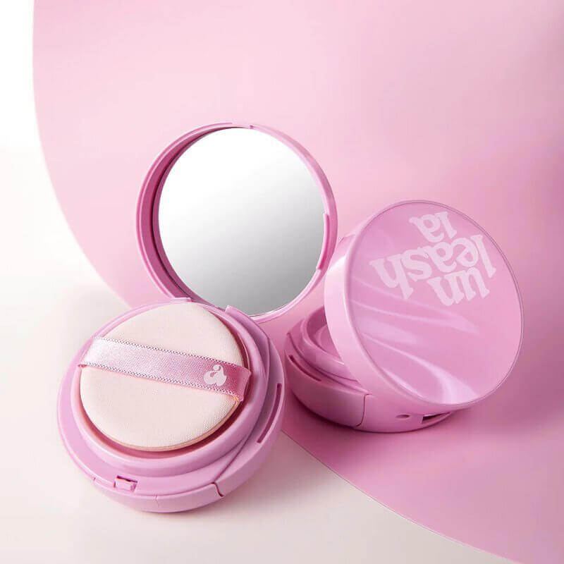 UNLEASHIA Don't Touch Glass Pink Cushion SPF50+ PA++++ - 21N Hyaline - Fondotinta cushion+ SPF