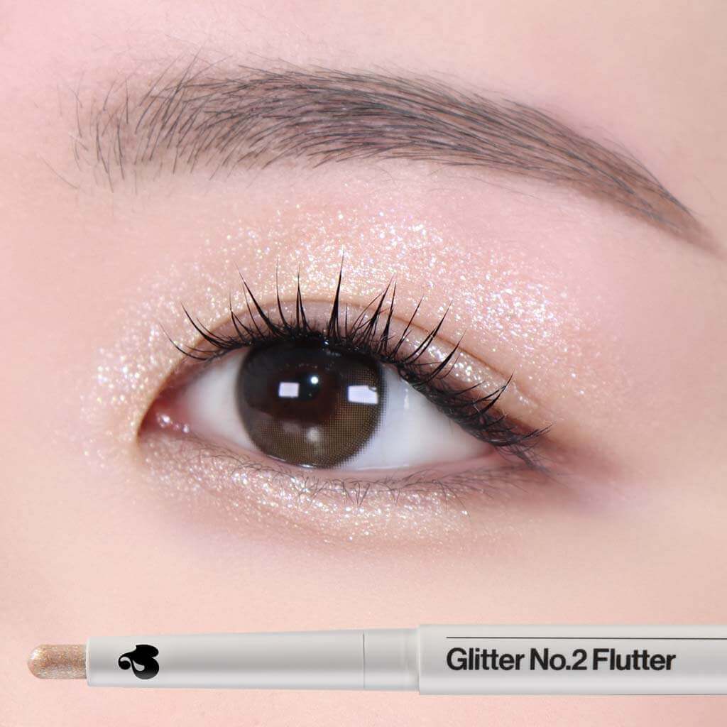 UNLEASHIA Pretty Easy Glitter Stick #2 Flutter - 0,7g - Matita occhi con glitter