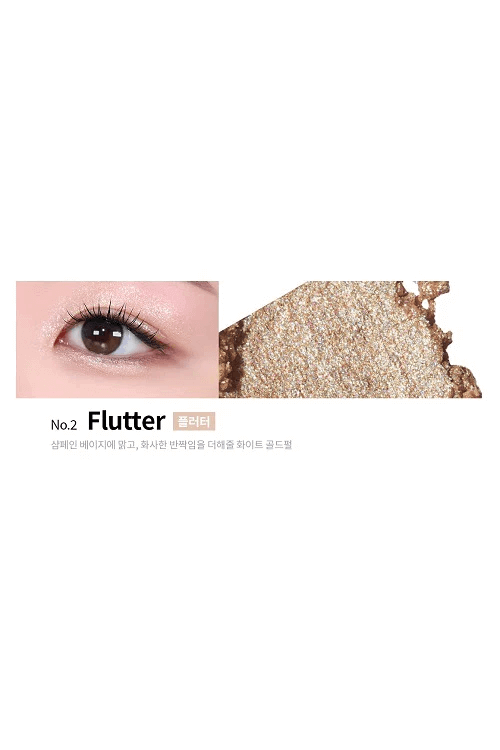 UNLEASHIA Pretty Easy Glitter Stick #2 Flutter - 0,7g - Matita occhi con glitter