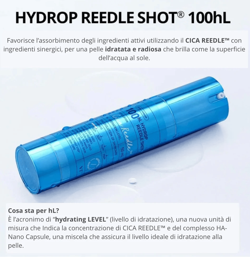 VT Cosmetics Hydrop Reedle Shot 100 50ml - siero viso effetto micro-needle idratante