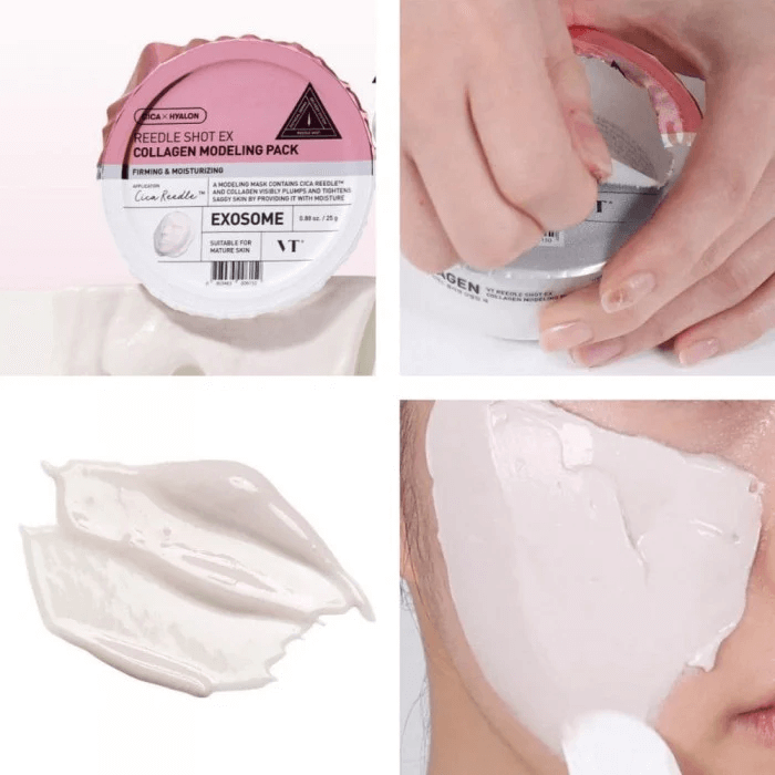 VT COSMETICS Reedle Shot EX Collagen Modeling Pack 25g - Maschera viso modellante al collagene