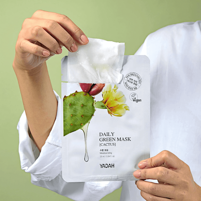 YADAH Daily Green Mask Cactus - 25ml - Maschera viso
