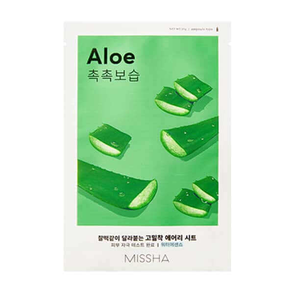 MISSHA Airy Fit Sheet Mask - Aloe - 1 foglio - HomeSkin