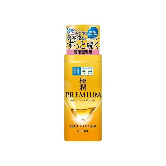 ROHTO MENTHOLATUM HADA LABO Gokujyun Premium Hyaluronic Acid Emulsion 140ml - Emulsione viso giapponese