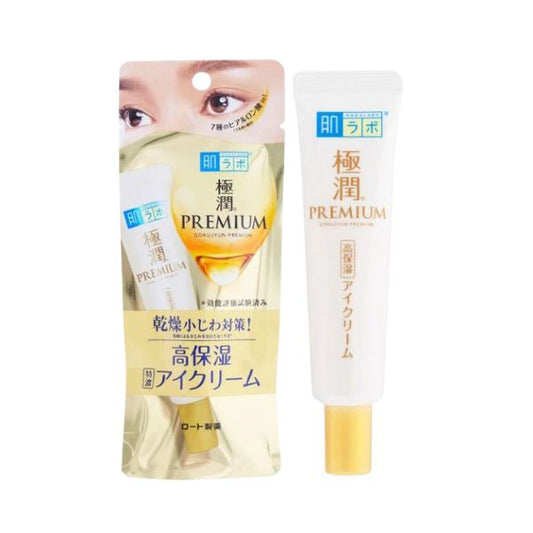 ROHTO MENTHOLATUM Hada Labo Gokujyun Premium Hyaluronic Eye Cream 20g - Crema contorno occhi con Ialuronico