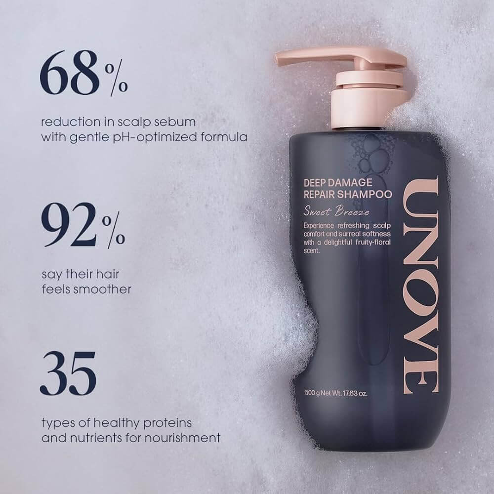 UNOVE Deep Damage Repair Shampoo 500g - Shampoo capelli danneggiati