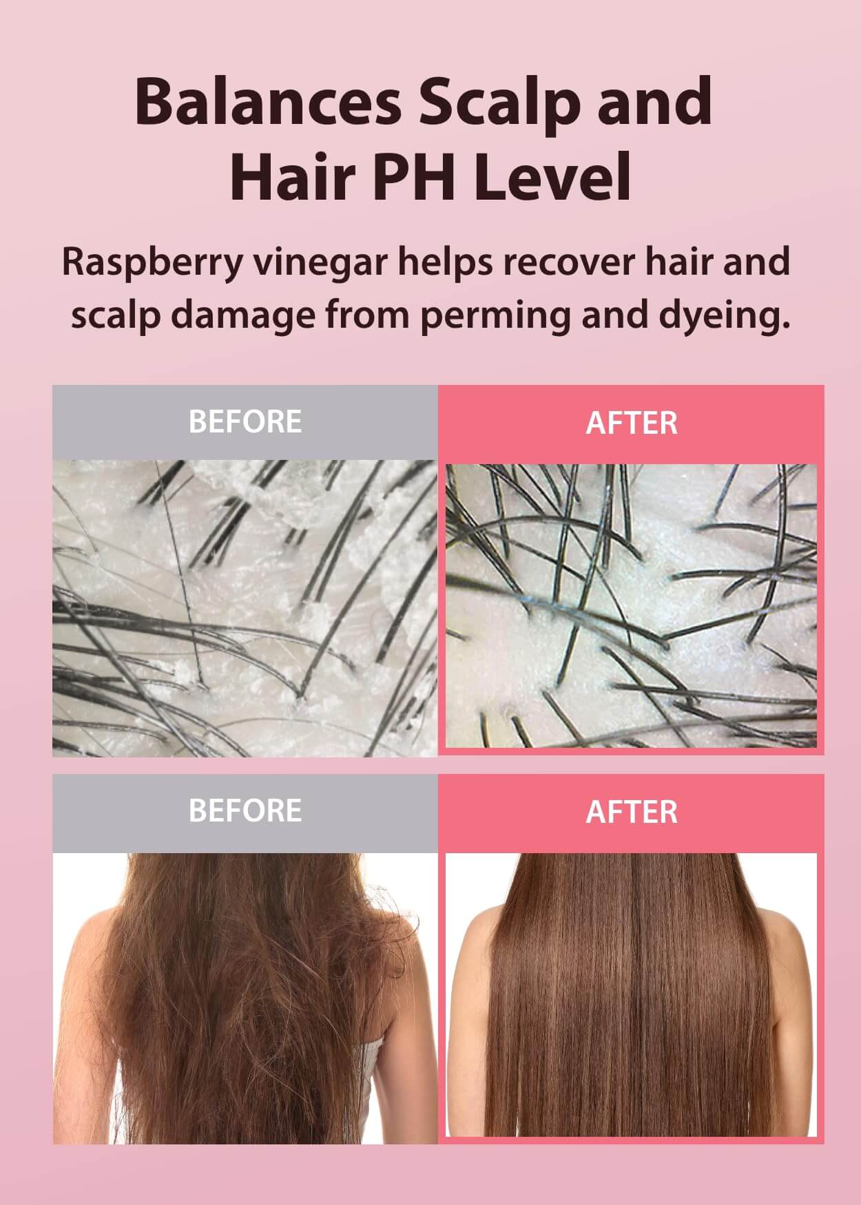 A'PIEU Raspberry Vinegar Hair Shampoo 500ml - Shampoo con aceto di lamponi